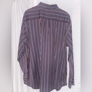 Tommy Bahama Men's XL/TG Navy / Royal Blue, Red & Gray L/S Button Down Shirt